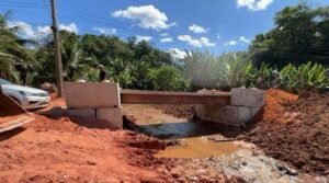 Construção de ponte garante acesso a uma antiga e importante via de Santo Antônio do Porto